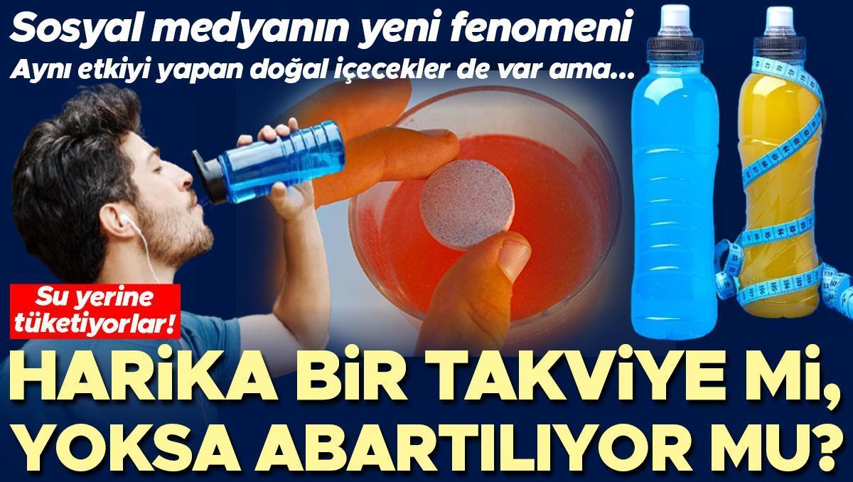 Sosyal medyanın yeni fenomeni: Elektrolitler… Harika bir takviye mi, yoksa abartılıyor mu? Aynı etkiyi yapan doğal içecekler de var ama…