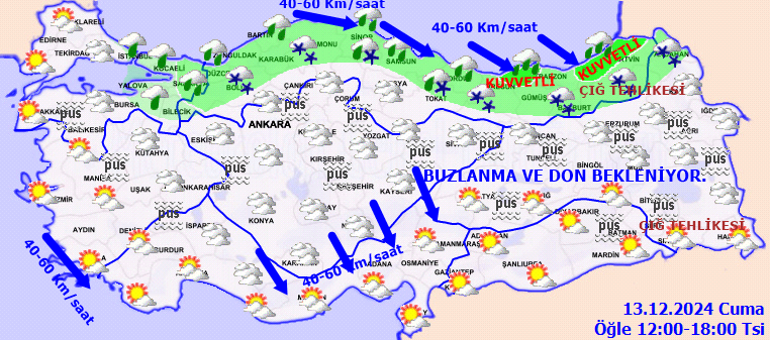 Doğu Karadeniz hava durumu