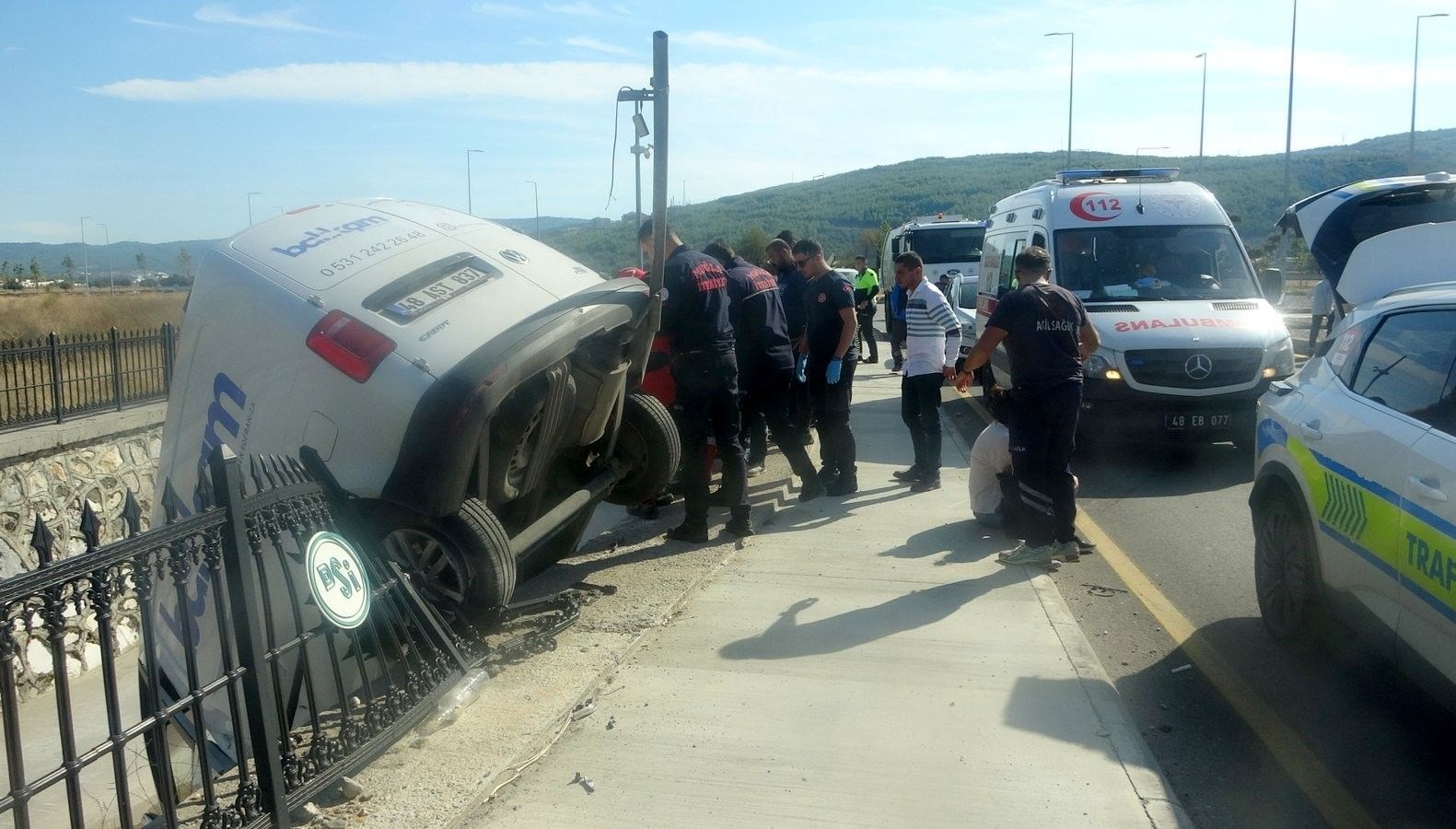 kazada emniyet kemeri hayat kurtardi q536uAOy