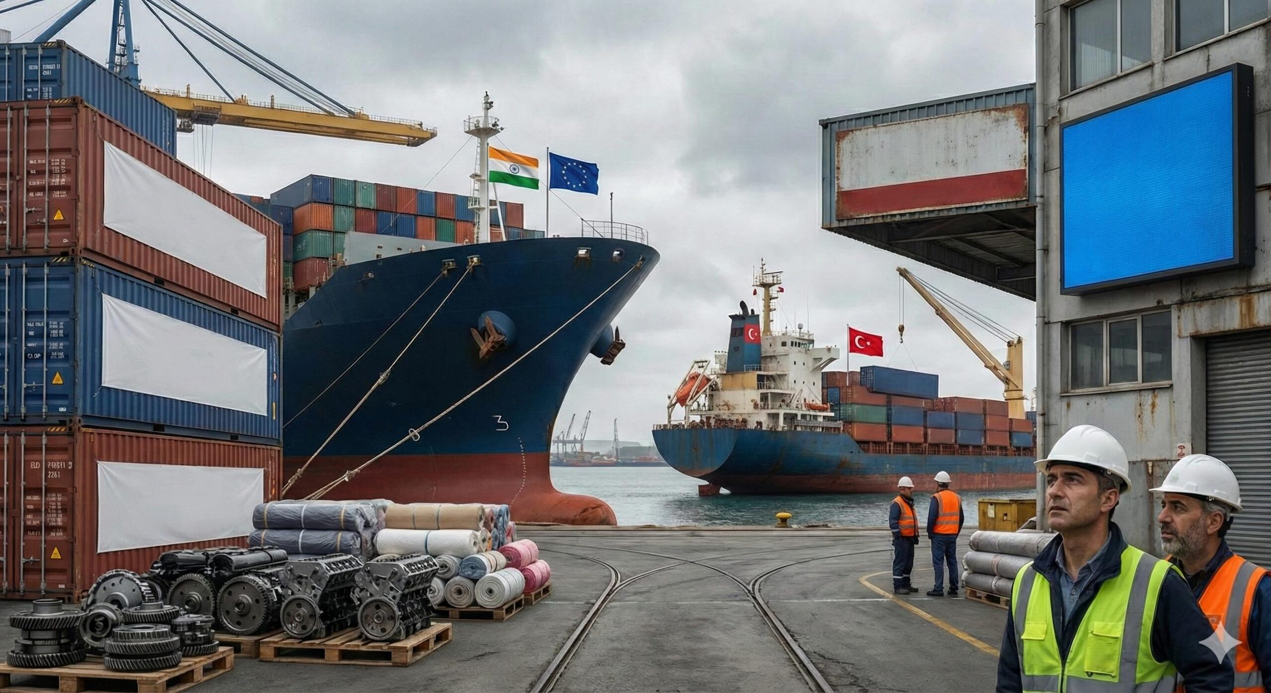 AB–Hindistan Anlaşması Türkiye’yi zorlarken rekabet gücümüz lojistik olacak